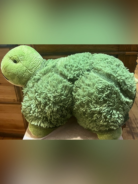 Pillow Pets Other - Pillow Pets Turtle Green Plush Foldable Animal Toy From 2010 Retired 18”